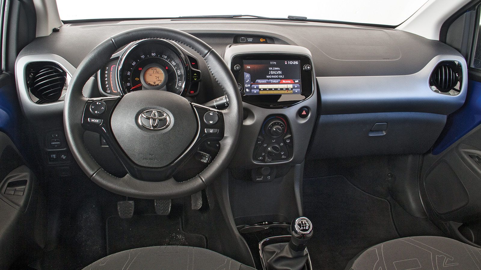 Εσωτερικό και πορτμπαγκάζ Toyota Aygo δεύτερης γενιάς