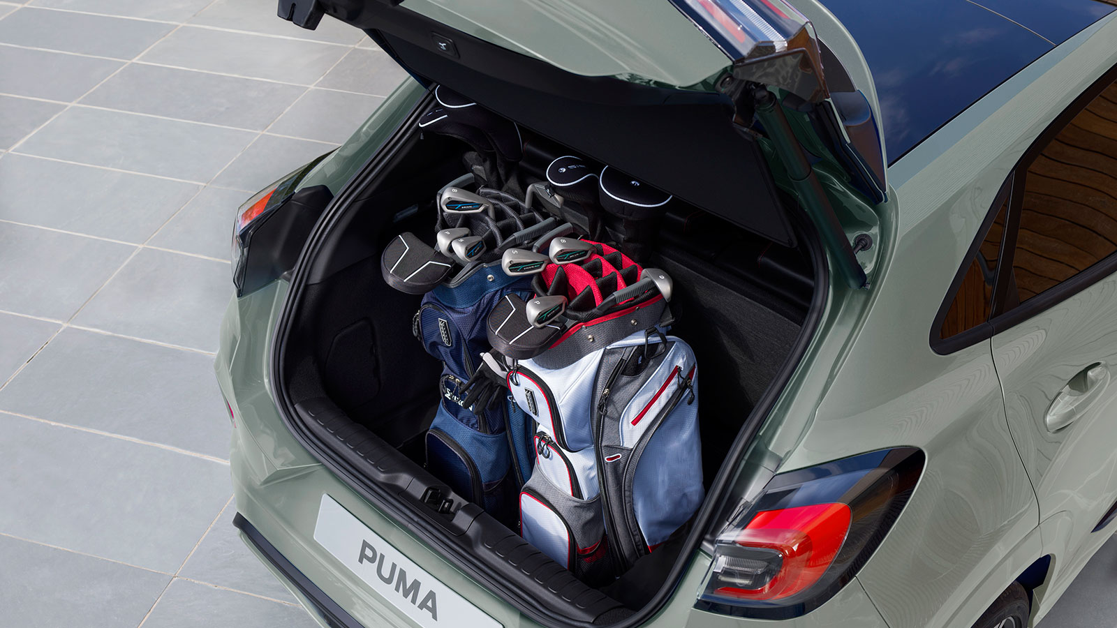 Χώρος αποσκευών Ford Puma με MegaBox 80 λίτρων και Puma Gen-E με GigaBox 145 λίτρων