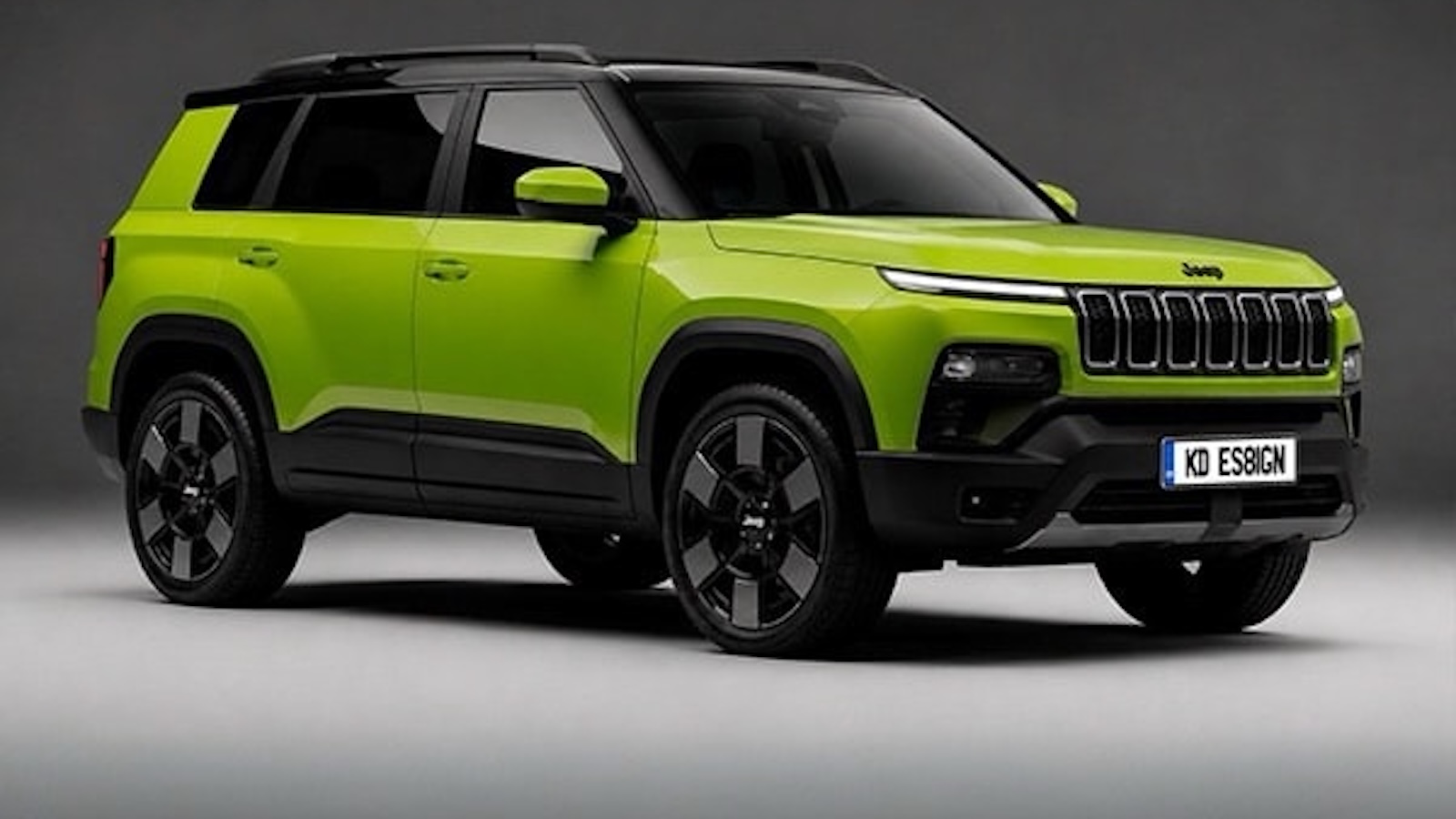 Σχεδιαστική απεικόνιση του νέου Jeep Renegade για την ευρωπαϊκή αγορά