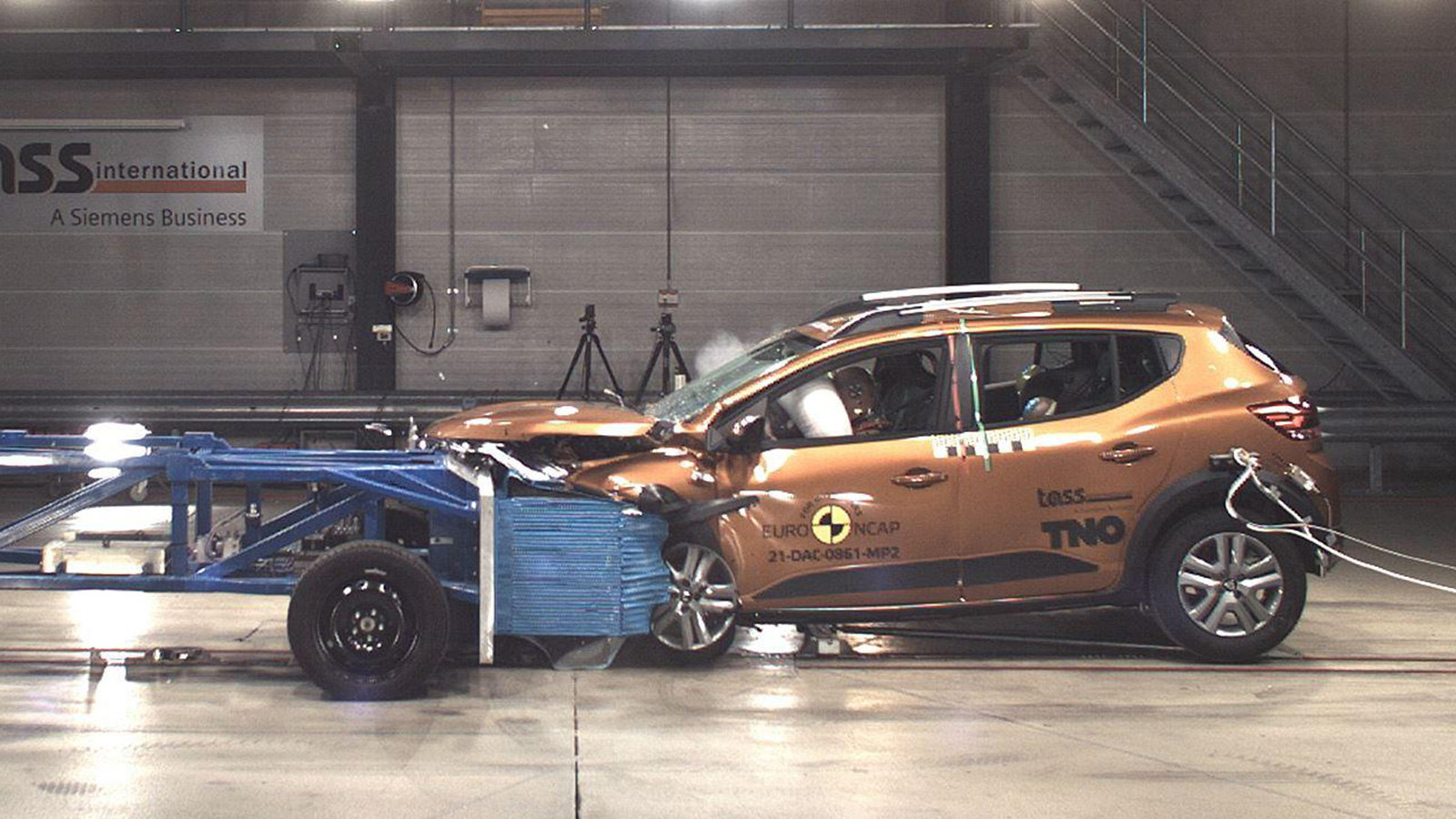 Dacia Sandero σε δοκιμή ασφάλειας EuroNCAP
