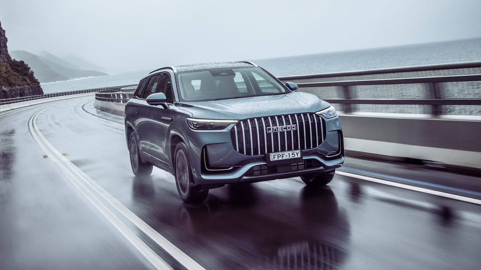 Εξωτερική όψη του νέου JAECOO 8 SHS-P AWD στην Ελλάδα