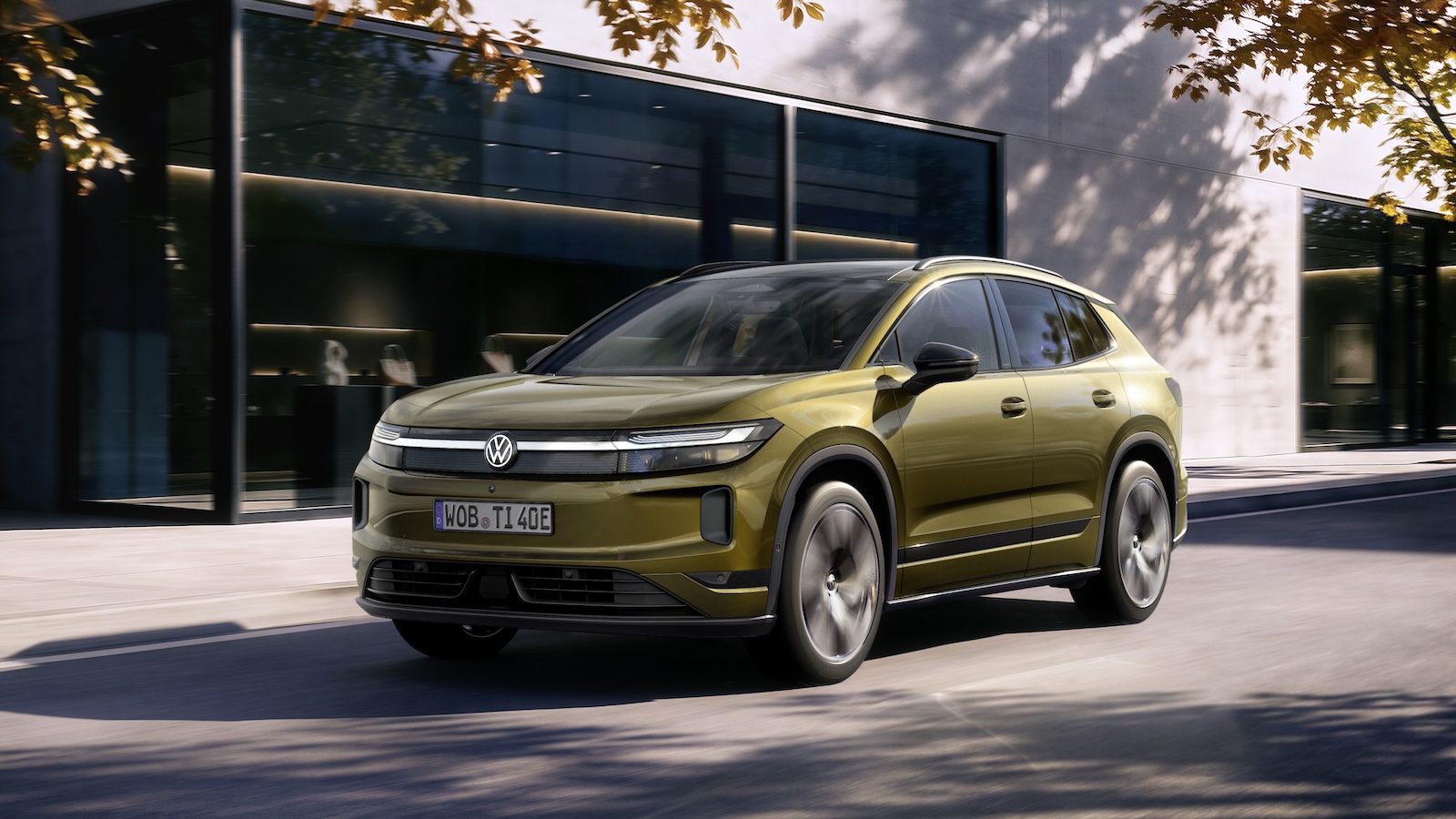 Εμπρός τμήμα του νέου ηλεκτρικού SUV Volkswagen ID. Tiguan