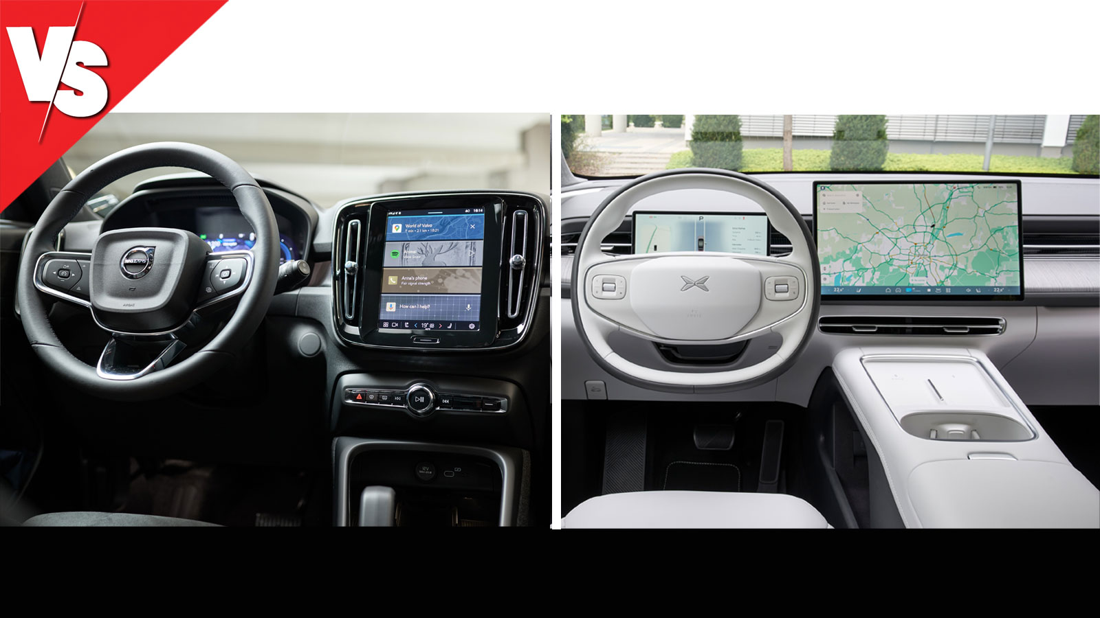 Volvo EX40 XPeng G6 σύγκριση εξοπλισμού