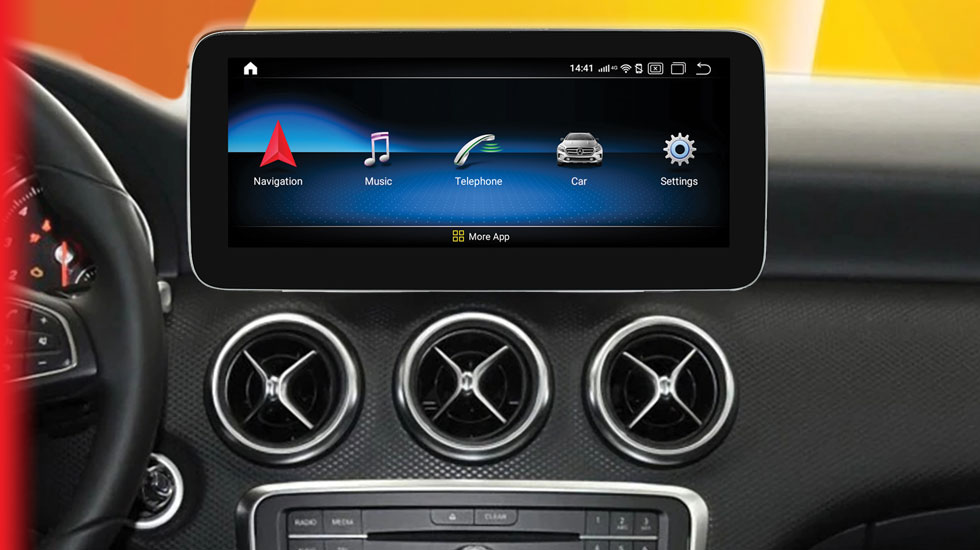 Bizzar car navigation entertainment system
