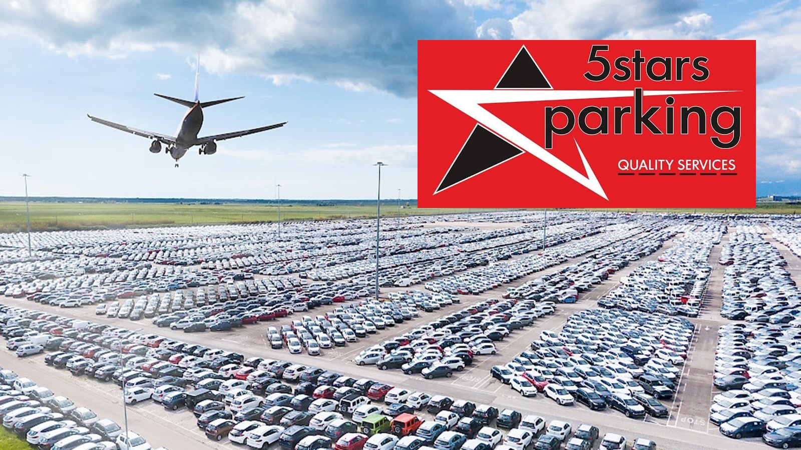 5 Stars εγγυημένο Parking στο αεροδρόμιο 5 Stars εγγυημένο Parking στο αεροδρόμιο