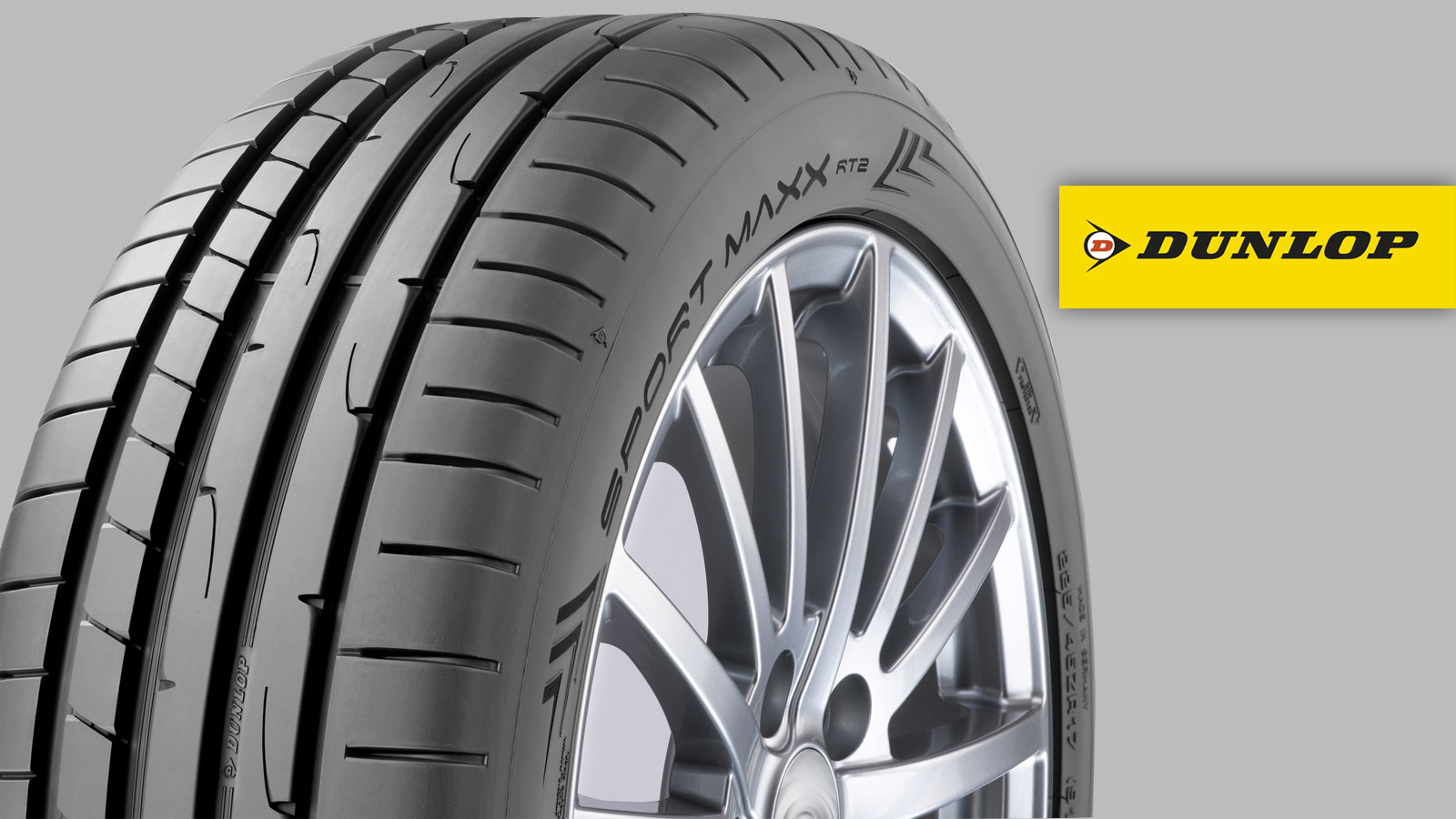 Το ελαστικό Dunlop Sport Maxx RT2 αναδεικνύει όλα τα δυναμικά χαρακτηριστικά του VW Golf GTD