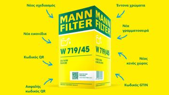 Νέο MANN-FILTER φίλτρο λαδιού για ηλεκτρικό άξονα