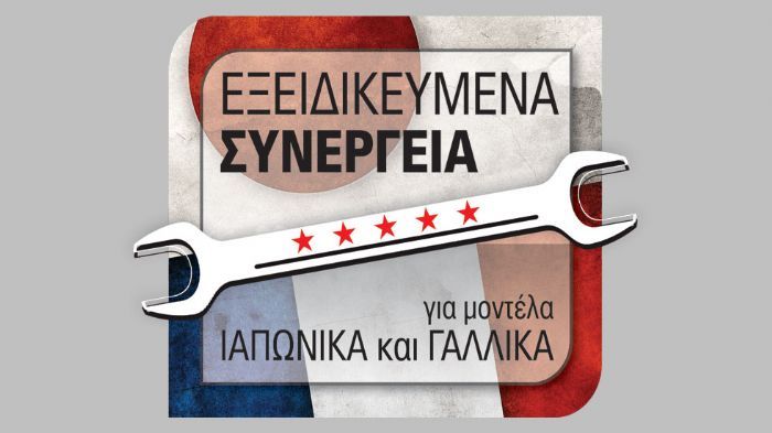 Service από τους ειδικούς σε ιαπωνικά & γαλλικά Service από τους ειδικούς σε ιαπωνικά & γαλλικά