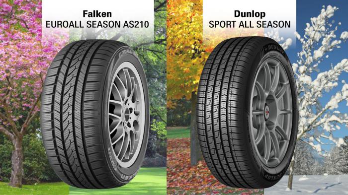 All season ελαστικά: Falken EUROALL SEASON AS210 & Dunlop SPORT ALL SEASON