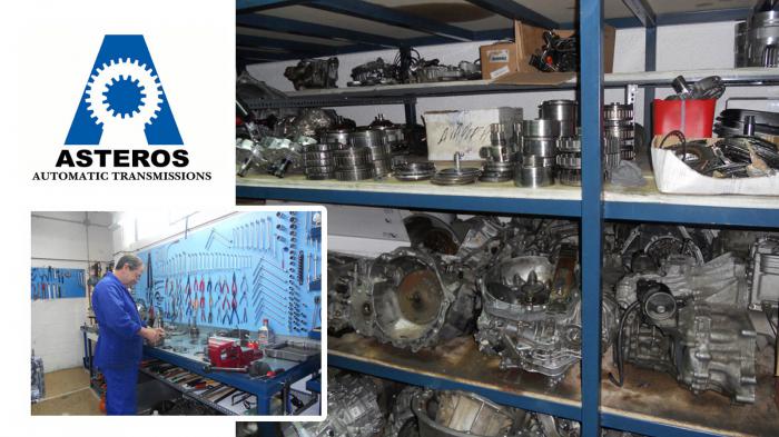 Στο εργαστήριο της Asteros Automatic Transmissions στο Κορωπί δεν εξάγεται το κιβώτιο από το αυτοκίνητο, αλλά «δουλεύεται» πάνω στον πάγκο.
