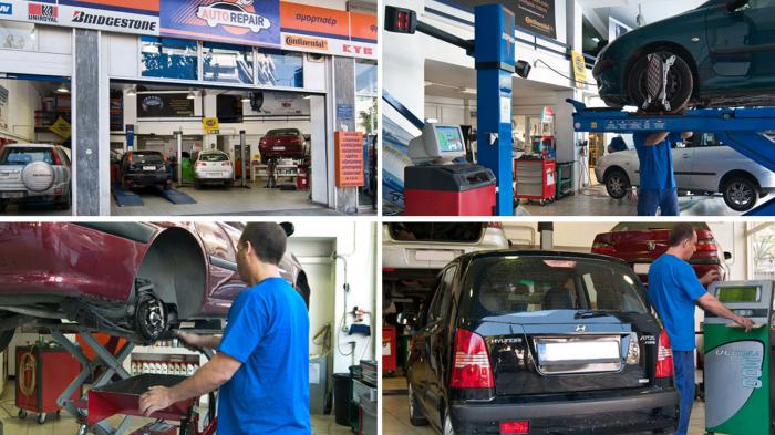 Η Auto Repair, στις εγκαταστάσεις της στην Κυψέλη, διενεργεί service σε όλες τι μάρκες αυτοκινήτων με χρήση σύγχρονων μηχανημάτων και από εξειδικευμένο προσωπικό με πολυετή εμπειρία.