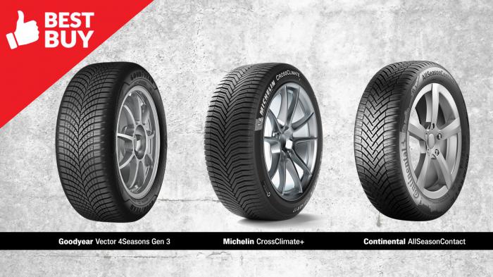 Ελαστικά 4 εποχών! Goodyear, Michelin ή Continental;