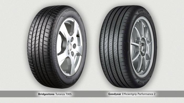 Το Bridgestone Turanza T005 και Goodyear EfficientGrip 2 SUV είναι δύο κορυφαία θερινά ελαστικά που ξεχώρισαν στο τεστ ελαστικών του AutoΤρίτη.