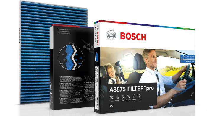 Προστασία και από ιούς με το νέο φίλτρο καμπίνας Bosch FILTER+pro
