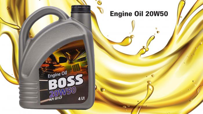 Engine Oil 20W50 από την Boss Lubricants 