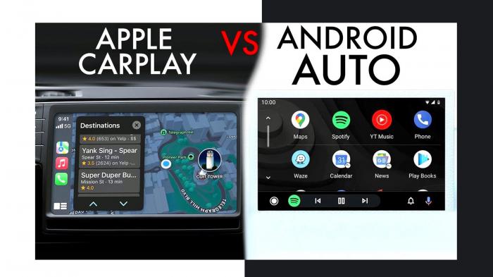 Android Auto VS Apple CarPlay (+vid)