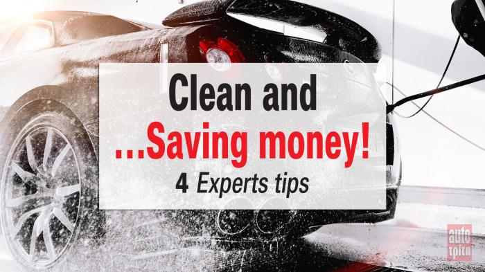 Clean and …Saving money! 4 Experts tips