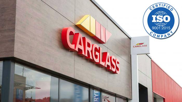 Carglass®:   ISO 9001:2015!