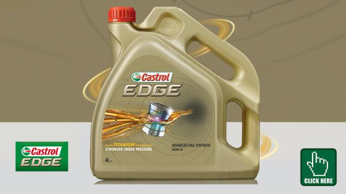 To Castrol Edge χρησιμοποίει τεχνολογία τιτανίου που του επιτρέπει να μειώνει την τριβή και να βελτιώνει την συνολική απόδοση του κινητήρα έως 20%!