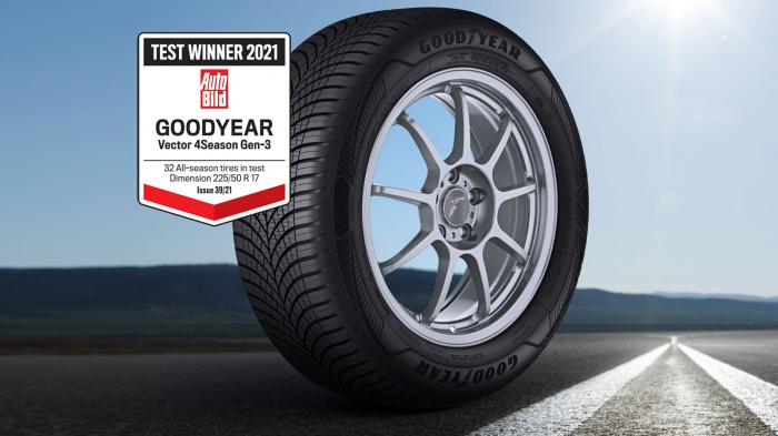 Άλλη μία μεγάλη νίκη για το Vector 4Seasons Gen-3 της Goodyear