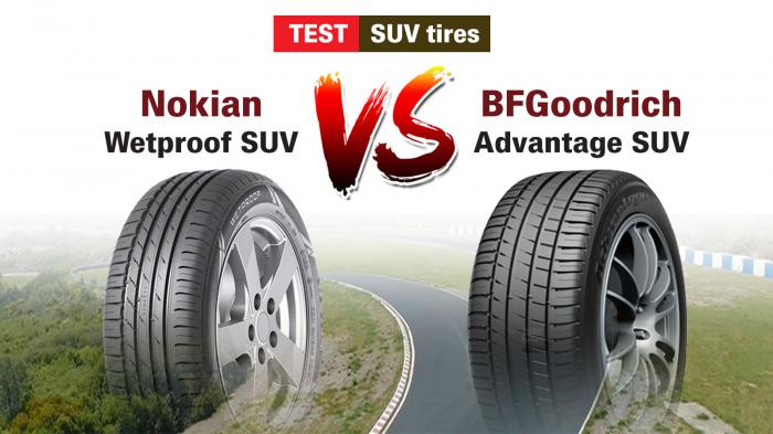 Δοκιμή ελαστικών για SUV. BF Goodrich  VS Nokian