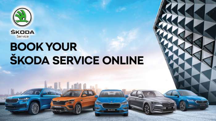 Μέσω της εφαρμογής Skoda Connect μπορείτε εύκολα να προγραμματίσετε online το ραντεβού σας, χωρίς να χρειάζεται να γίνει τηλεφωνική κλήση στο συνεργείο. Μέσω της εφαρμογής Skoda Connect μπορείτε εύκολα να προγραμματίσετε online το ραντεβού σας, χωρίς να χρειάζεται να γίνει τηλεφωνική κλήση στο συνεργείο.