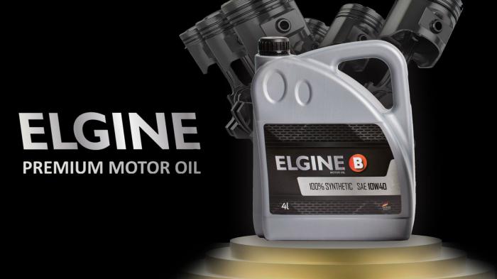 ELGINE 10w40 100% full synthetic    