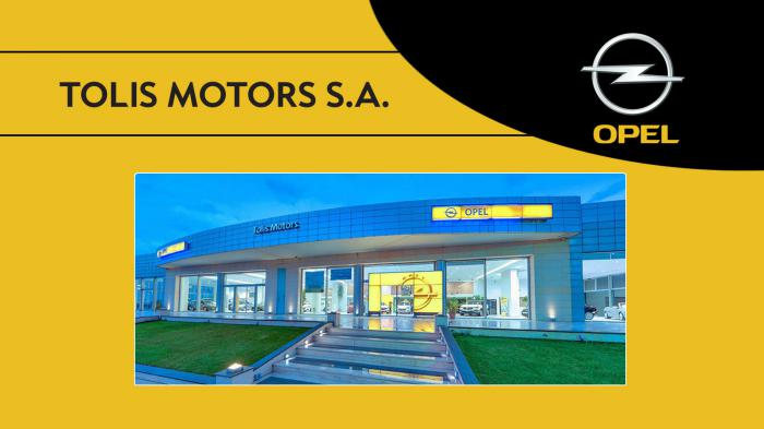 Opel Tolis Motors, στην 4η δεκαετία!