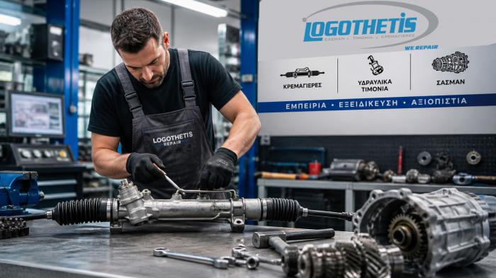Logothetis Repair: Ο ειδικός για κρεμαγιέρες, τιμόνια & σασμάν