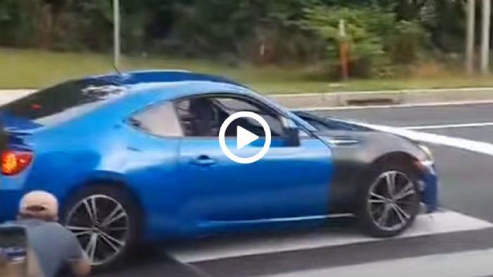 Φλέξαρε το Subaru BRZ αλλά μετά έγινε «ρόμπα»