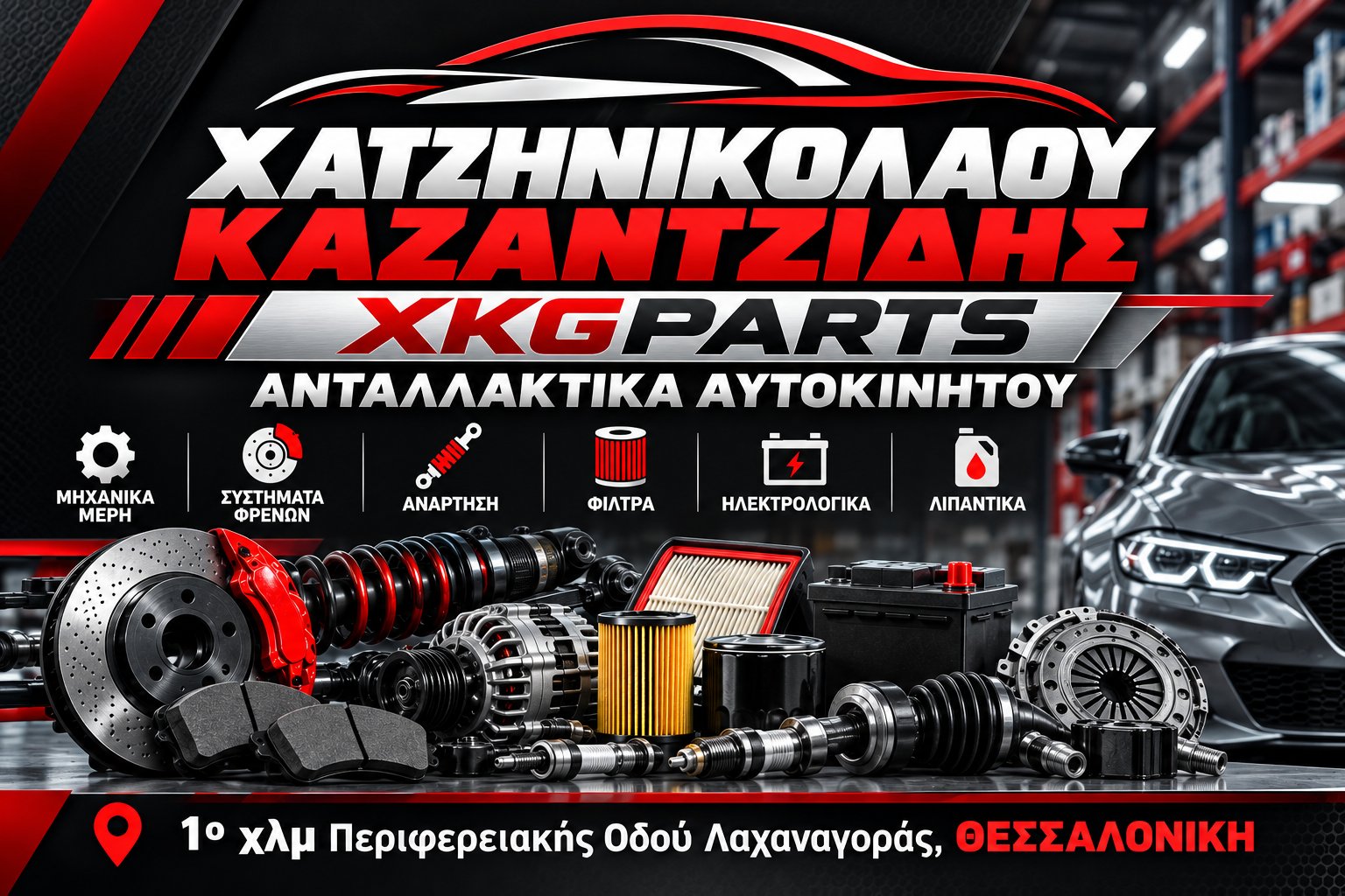 Χατζηνικολάου Καζαντζίδης XKGPARTS 