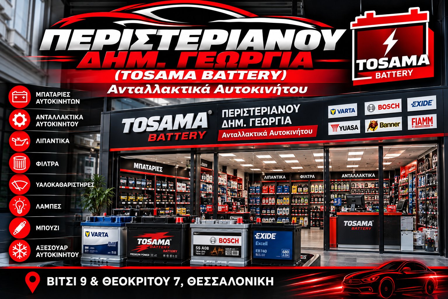 ΠΕΡΙΣΤΕΡΙΑΝΟΥ ΔΗΜ. ΓΕΩΡΓΙΑ (TOSAMA BATTERY)