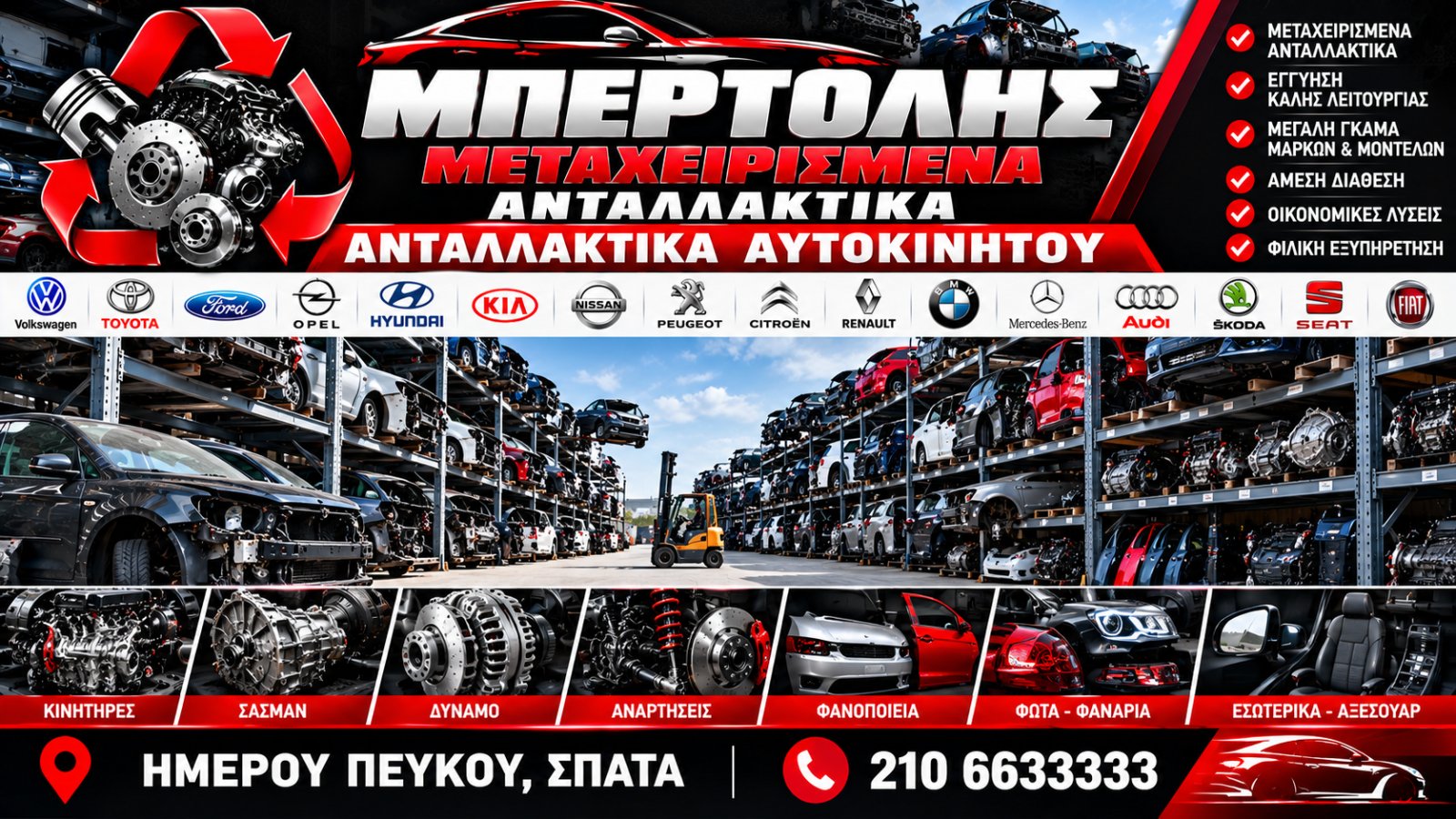 ΜΠΕΡΤΟΛΗΣ ΜΕΤΑΧΕΙΡΙΣΜΕΝΑ ΑΝΤΑΛΛΑΚΤΙΚΑ