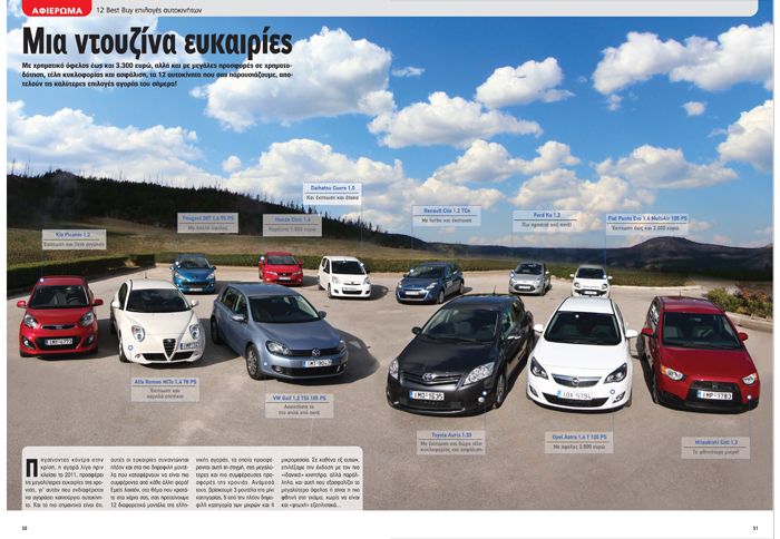 12 διαφορετικά μοντέλα με μεγάλες προσφορές με τον πιο «κατάλληλο» κινητήρα και τον απαραίτητο σύγχρονο εξοπλισμό.	