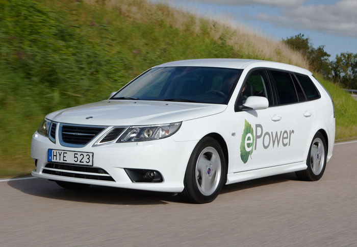 To ηλεκτροκίνητο Saab 9-3 ePower 