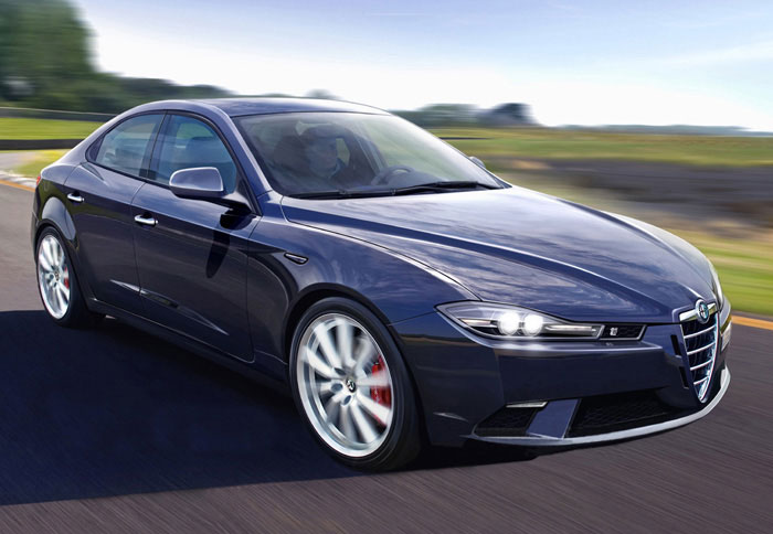 Η νέα Alfa Romeo Giulia θα βγει στο δρόμο το 2012 και θα κατασκευάζεται στο εργοστάσιο του Mirafiori (ανεπίσημη φωτογραφία)