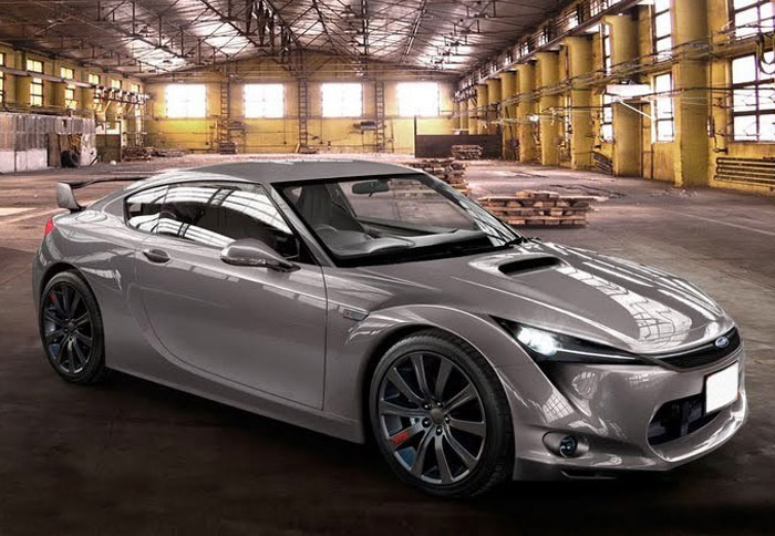 Aνεπίσημη φωτογραφία του κουπέ της Subaru 