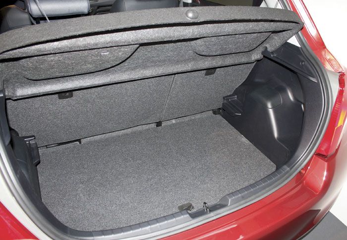 Ο χώρος αποσκευών ανέρχεται στα 286 λίτρα.