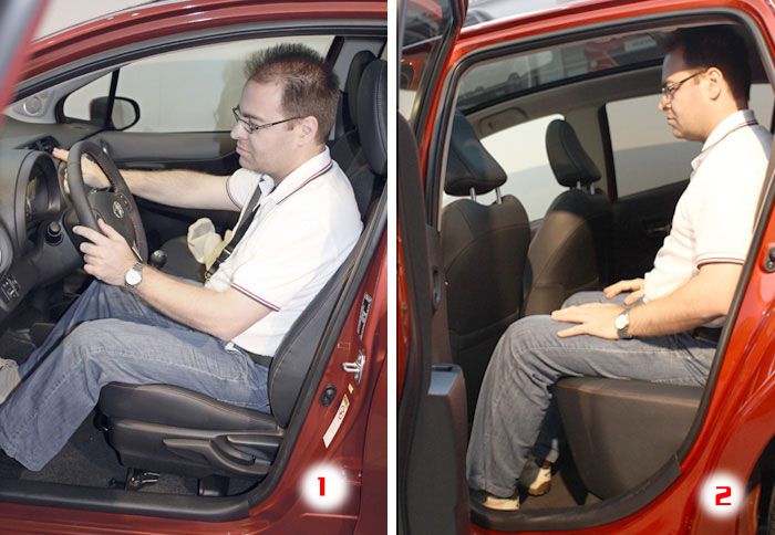 1. Σημαντικά καλύτερη είναι η θέση οδήγησης και <br>
2. βελτιωμένοι οι διαθέσιμοι χώροι για τους πίσω επιβάτες.