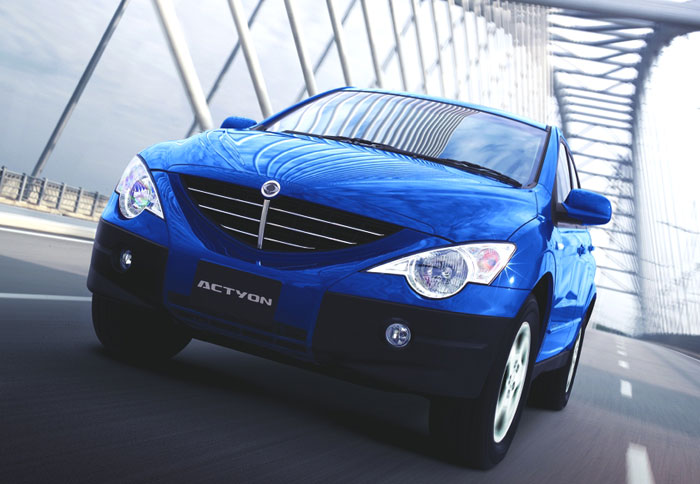 Το Ssangyong Actyon στο Τhe Mall