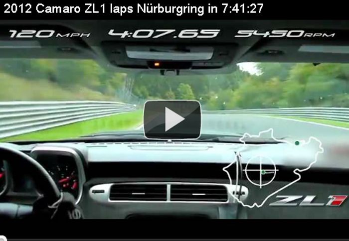 Δείτε σε video όλη την προσπάθεια της Camaro ZL1 στο Nürburgring – Nordschleife.