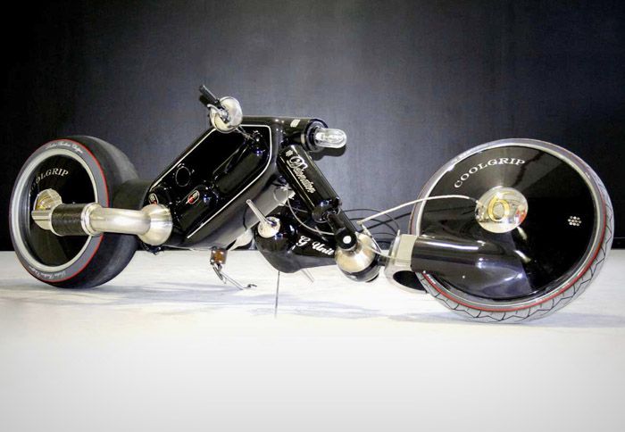 H Cosmic Detonator σε μορφή concept, όπως αυτό υλοποιήθηκε από την Parker Brothers Choppers.
