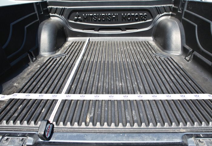 Η έκδοση Long Bed του Mitsubishi L200, ωφέλησε σημαντικά το μήκος του χώρου φόρτωσης που φτάνει τα 1.505 χλστ.