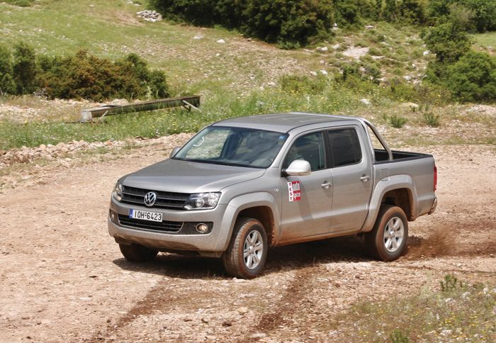 Tο Amarok ξεχωρίζει για την τεράστια απόσταση των 265 χλστ. από το έδαφος.
