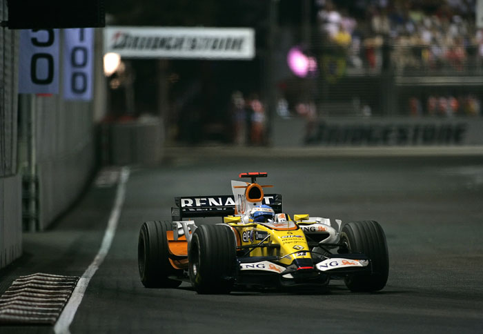 Ο Fernando Alonso στο περσινό Grand Prix Σιγκαπούρης