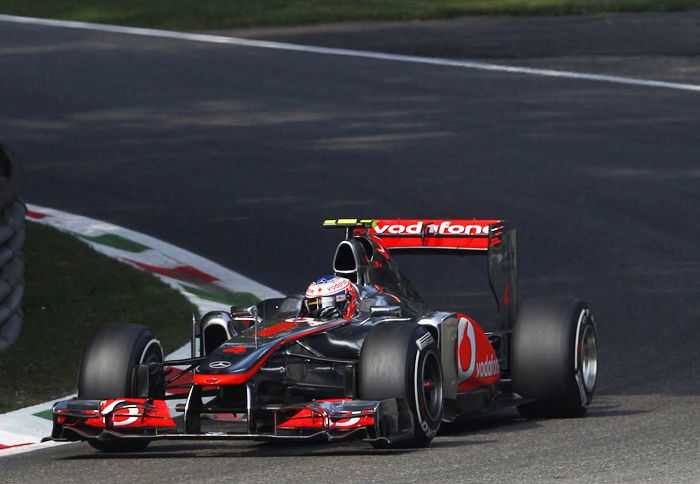 Ο Jensen Button (McLaren)τερματισε πίσω από τον ομόσταυλό του, Lewis Hamilton.
