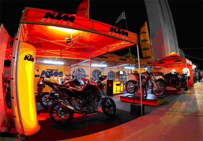 Τα ΚΤΜ Motocross μοντέλα 2012 θα βρίσκονται στο χώρο της έκθεσης για το κοινό.
