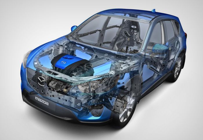 To Mazda CX-5 έχει αρκετά νέα στοιχεία το νέο ιαπωνέζικο μοντέλο και αυτά είναι η νέα σχεδιαστική ταυτότητα KODO (Soul of Motion) και η τεχνολογία SKY