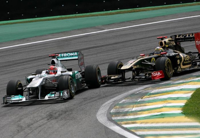 Ο Michael Schumacher κατάφερε να κατακτήσει ακόμα ένα τίτλο, αυτό των περισσότερων προσπεράσεων.