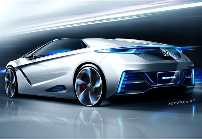 Αεροδυναμικό design και μυώδη στοιχεία στο αμάξωμα του Small EV Concept, αποτελούν πραγματική εικόνα από το μέλλον της Honda. 